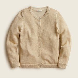 NWT J Crew Girls Casey Sparkly Cardigan - Size 2